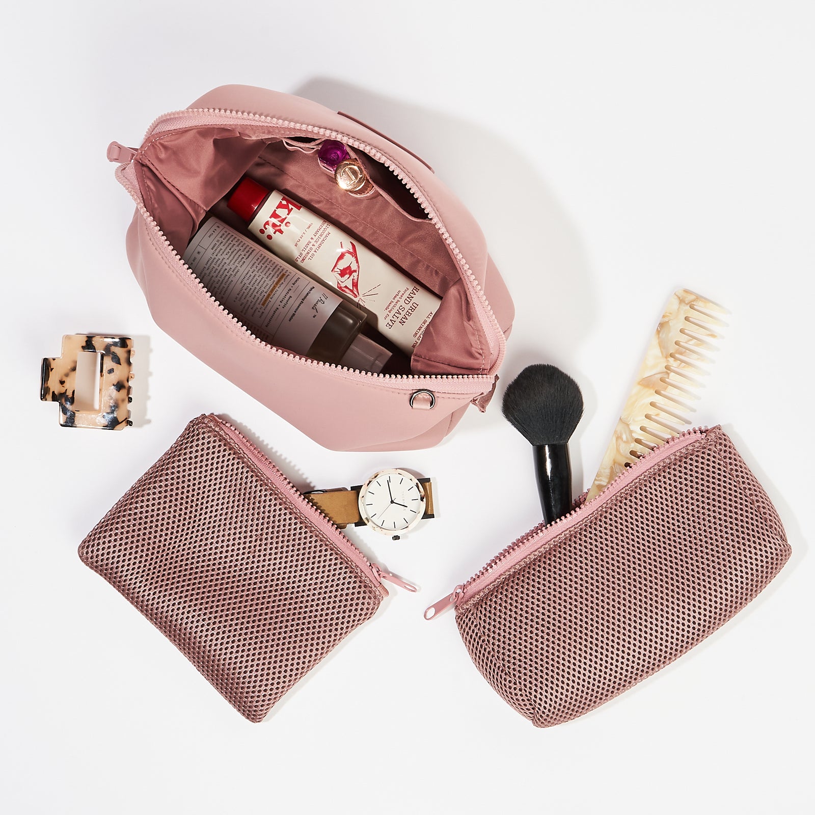 HEIDI TOILETRY BAG I DUSKY ROSE