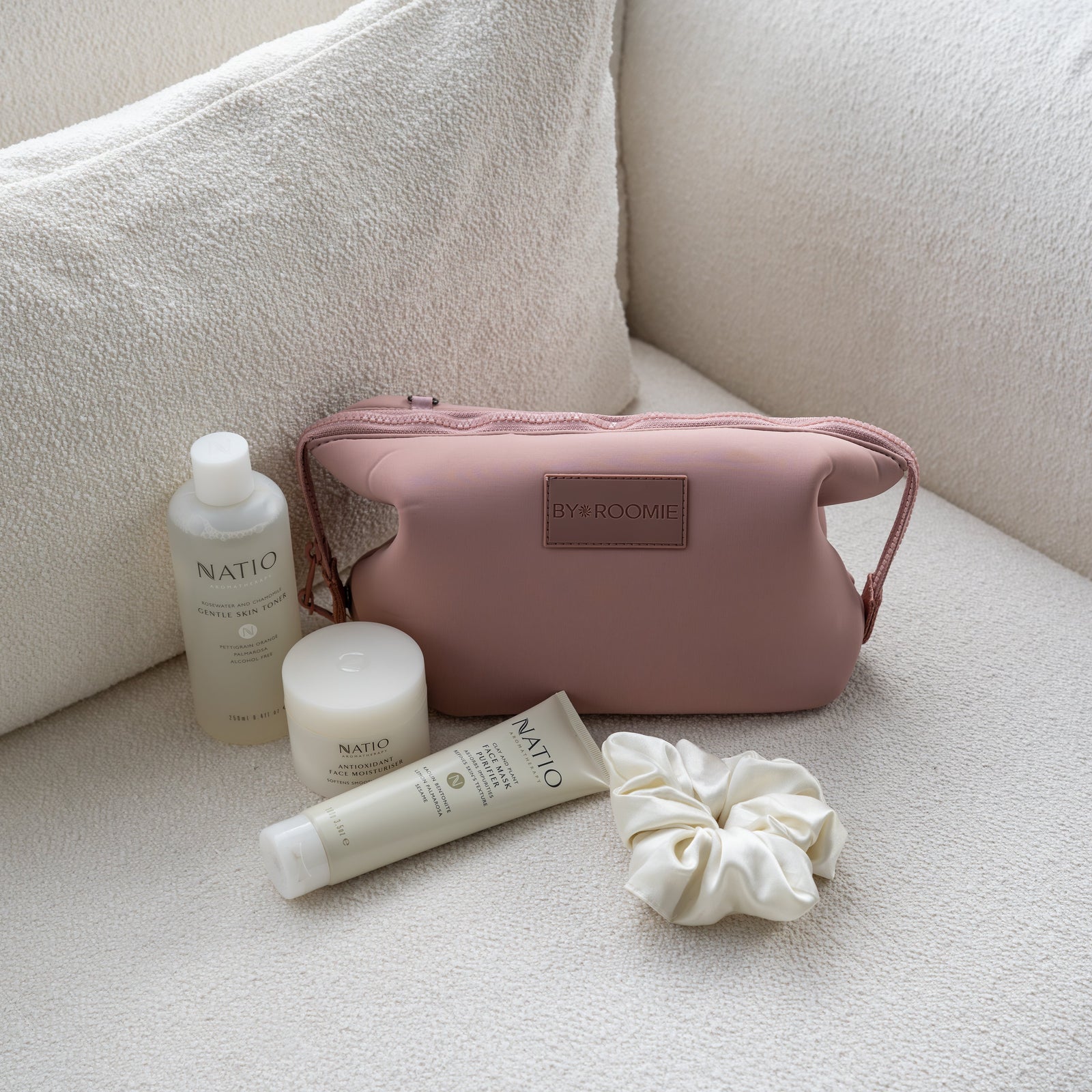 HEIDI TOILETRY BAG I DUSKY ROSE