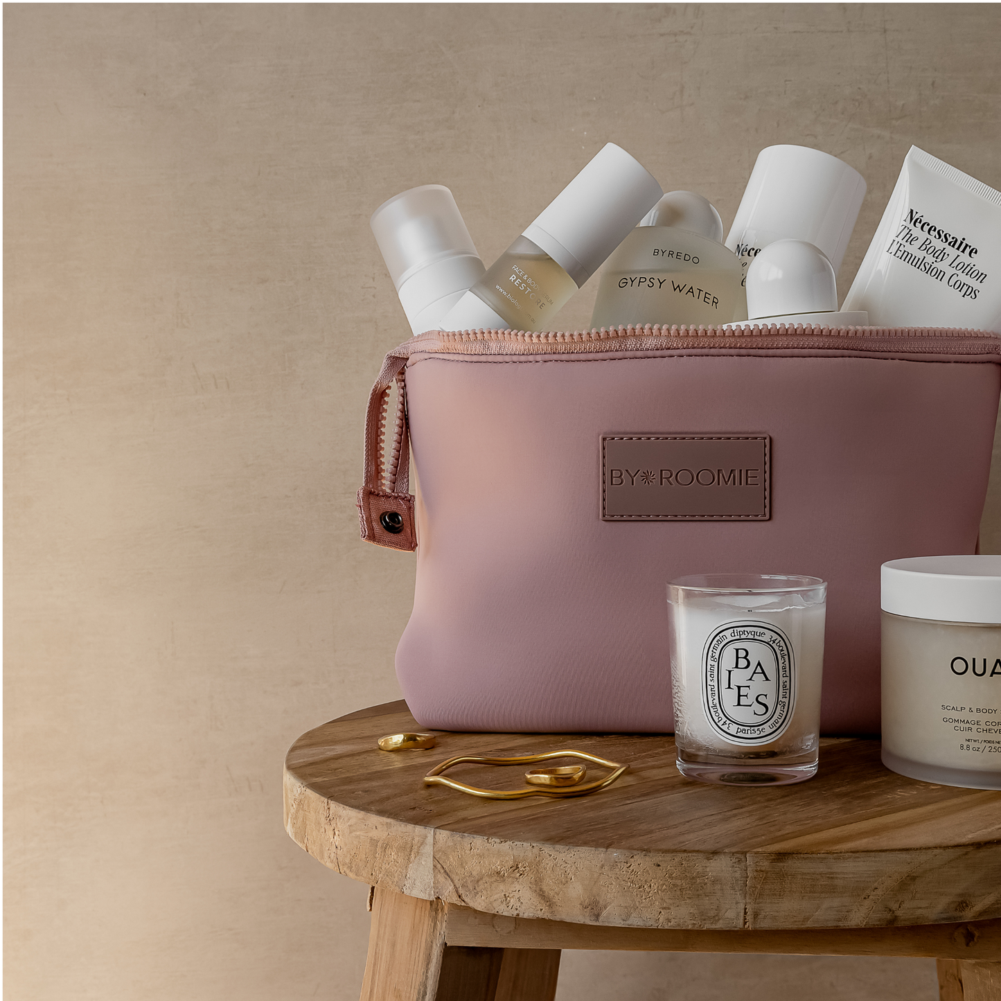 HEIDI TOILETRY BAG I DUSKY ROSE