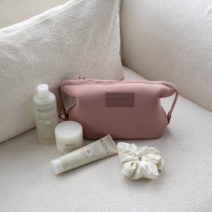 HEIDI TOILETRY BAG I DUSKY ROSE